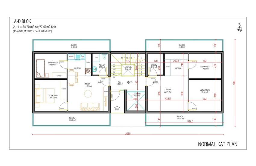 Antalya Belek'te Şık 2+1 Bahçe Katı Daire 32