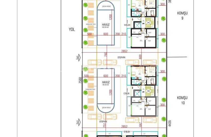 Antalya Belek'te Şık 2+1 Bahçe Katı Daire 33