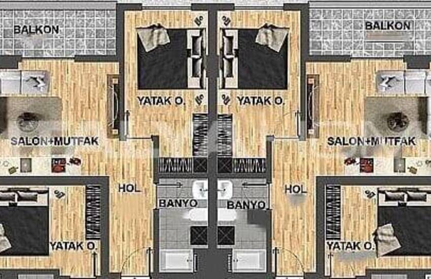 Wohnung In Einem Komplex Mit Pool Nahe Krankenhauses In Kepez Antalya 18