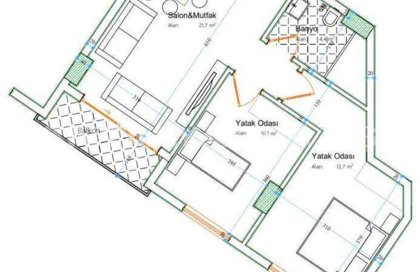 Appartements À Vendre À 300 M De La Mer À Alanya 12