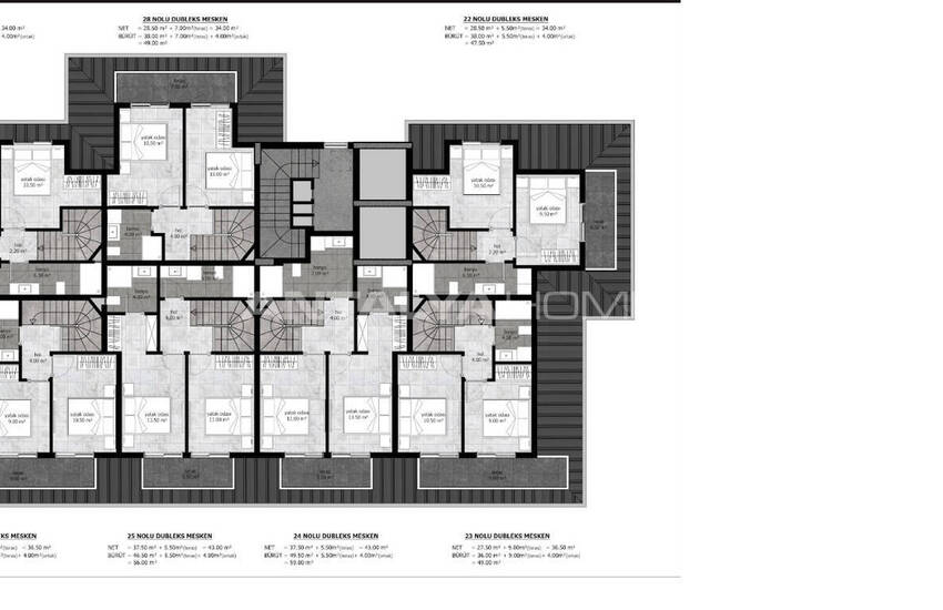 عقارات أنيقة على بُعد 210 أمتار من البحر في ألانيا 17