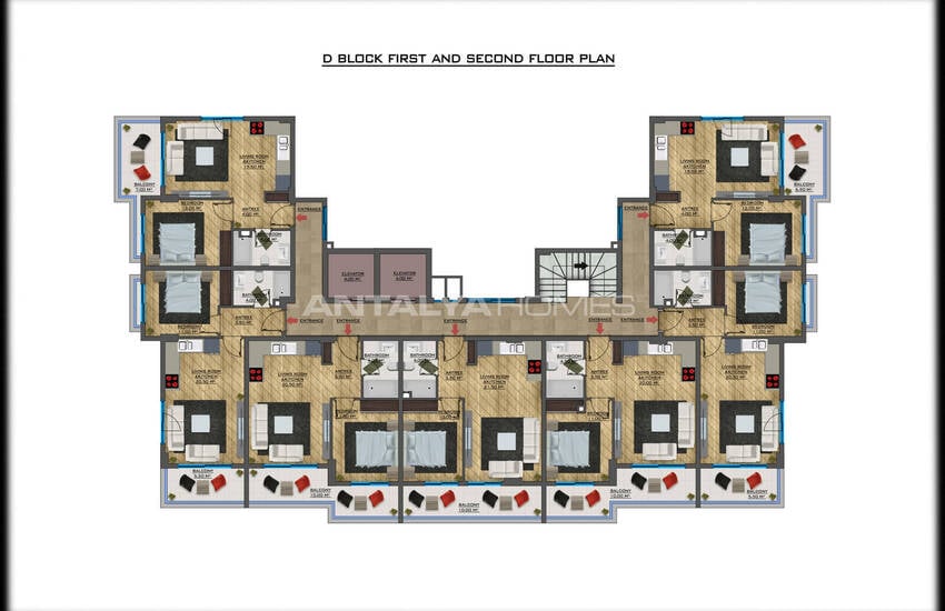 Apartments in a Complex with Resort-style Amenities in Alanya Oba 19