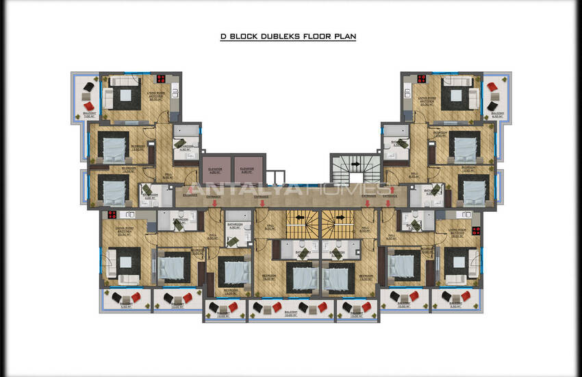 Apartments in a Complex with Resort-style Amenities in Alanya Oba 21