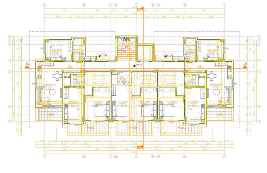 Alanya'da Denize 360 ​​M Mesafede Şık Daireler 15