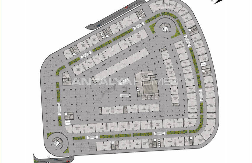 Antalya'da Otomotiv Odaklı Ticaret Merkezinde Dükkanlar 33