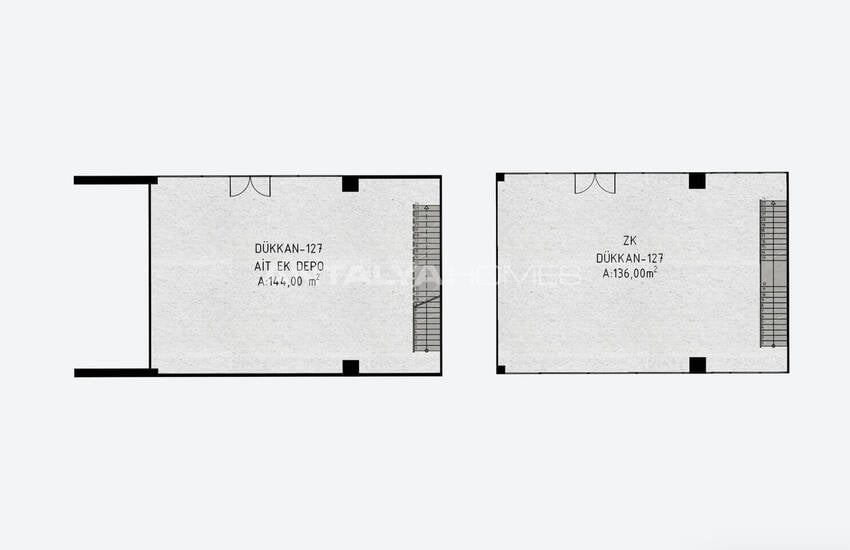 Antalya'da Otomotiv Odaklı Ticaret Merkezinde Dükkanlar 43