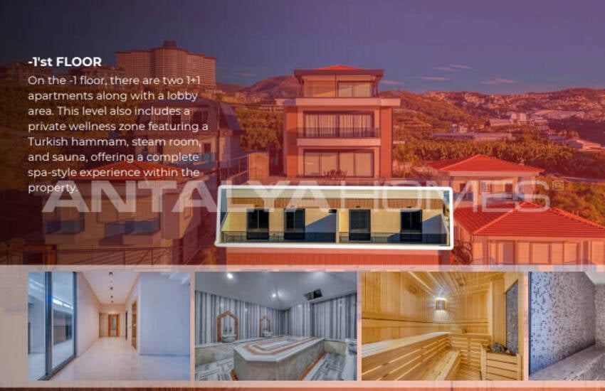 Alanya Kargıcak'ta Deniz Manzaralı Lüks 12 Odalı Villa 59