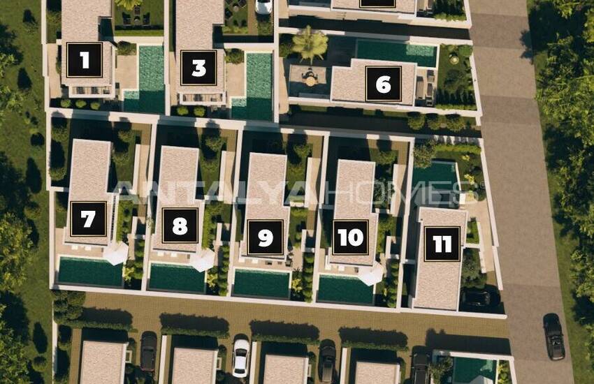 Элегантные виллы с собственным бассейном и садом в Калкане 18