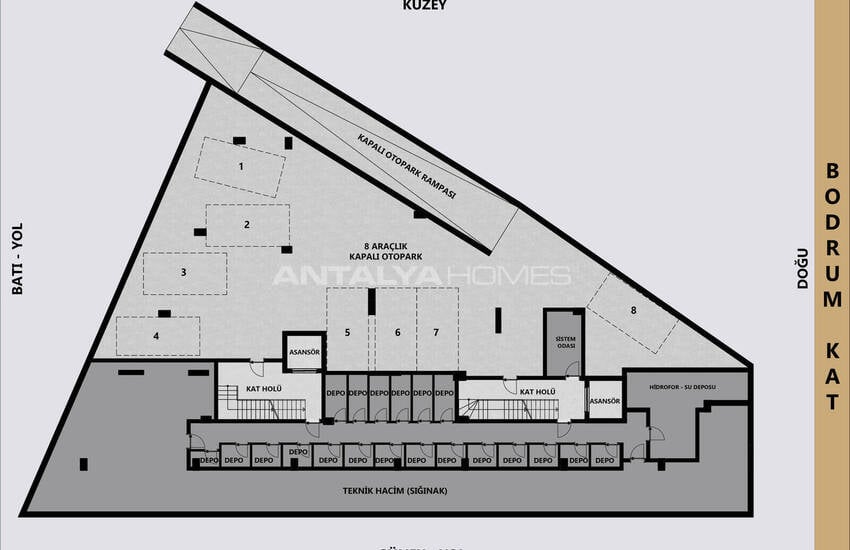 Новые квартиры в 800 м от моря в Анталии, Муратпаша 20