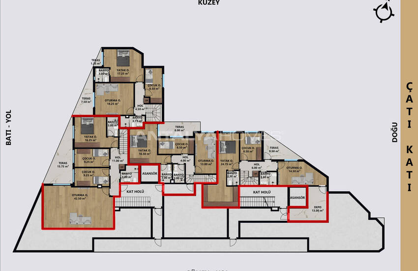 Appartements Neufs À 800 M De La Mer À Antalya Muratpaşa 15