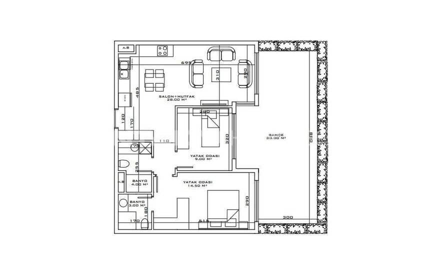 Fastigheter I Ett Projekt Med Pooler I Altıntaş Antalya 29