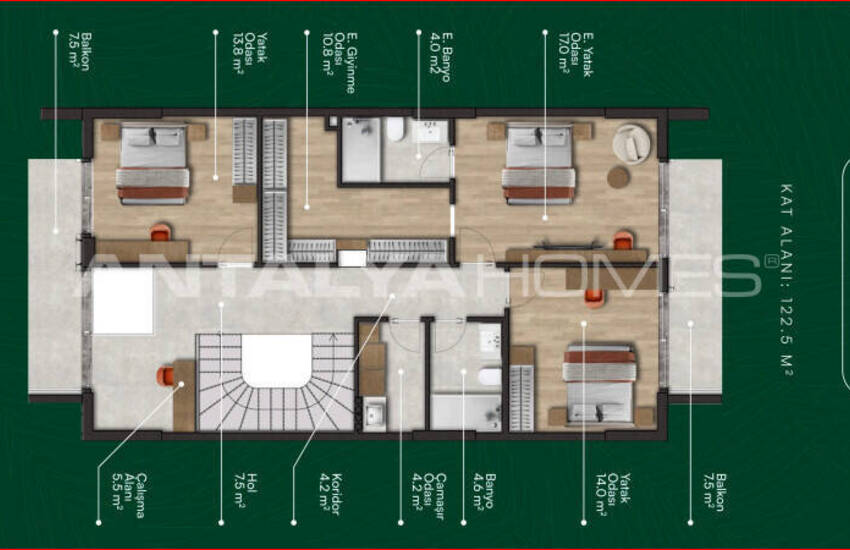 Lyxhus Med 6 Sovrum Och Pool I Altıntaş Antalya 39
