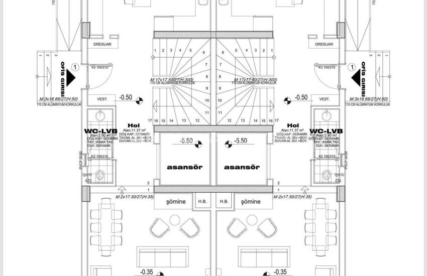 4-våningshus Med Privata Pooler I Antalya Aksu 58