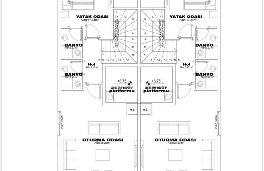 4-våningshus Med Privata Pooler I Antalya Aksu 60
