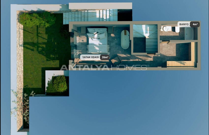 Дома на строящемся объекте с видом на море в Калкане, Анталья 40