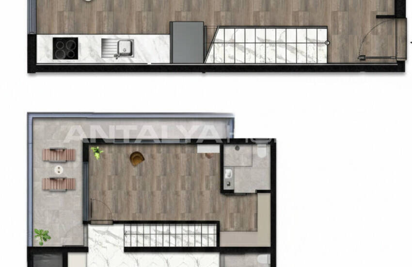 Квартира рядом с трамваем в районе Кепез, Анталья 25