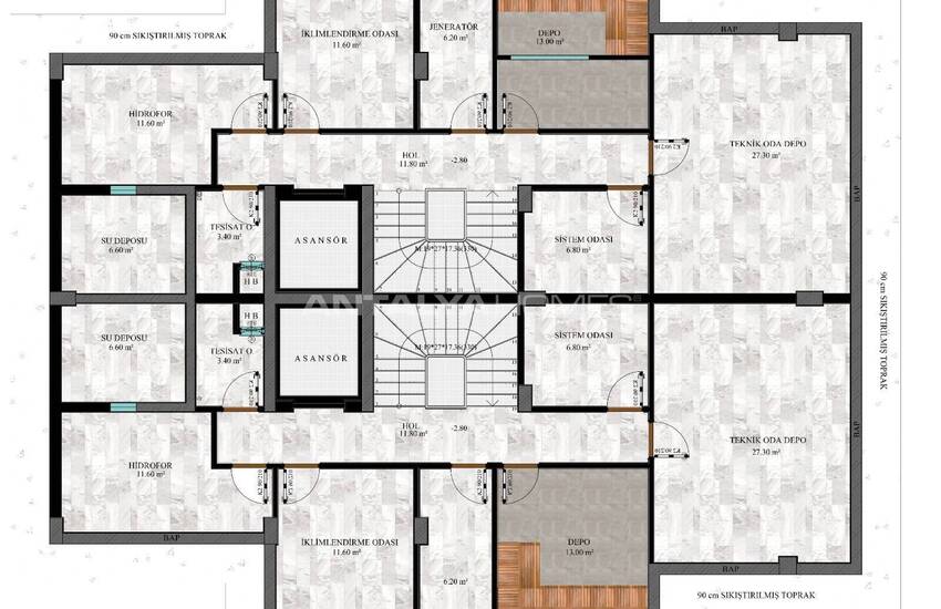 Дом с частным бассейном в тихом районе Дошемеалти, Анталья 37