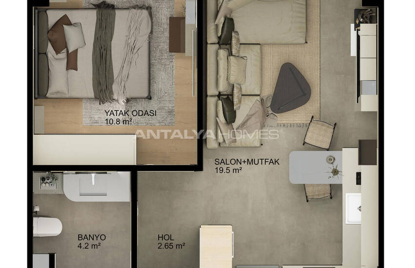 Appartementen Te Koop Op 500 M Van De Zee In Kundu Antalya 34