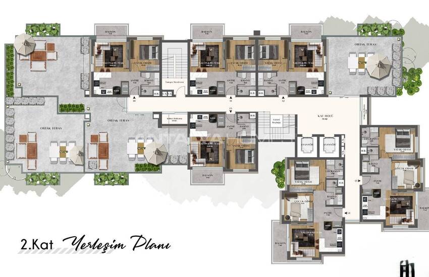Apartments in a Complex Close to the Airport in Antalya 14