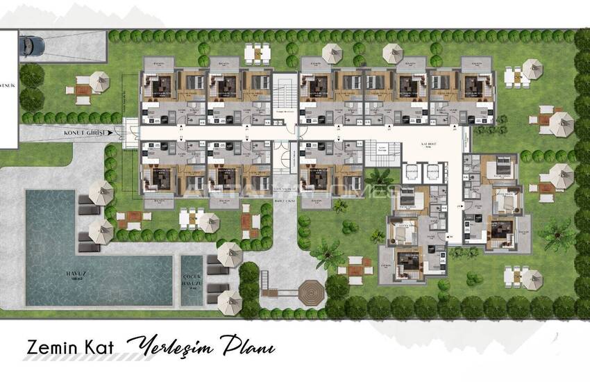 Apartments in a Complex Close to the Airport in Antalya 17