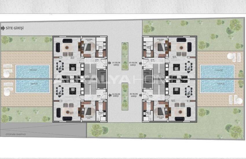 Villa's Met Privézwembaden En Sauna's In Konyaaltı Antalya 27