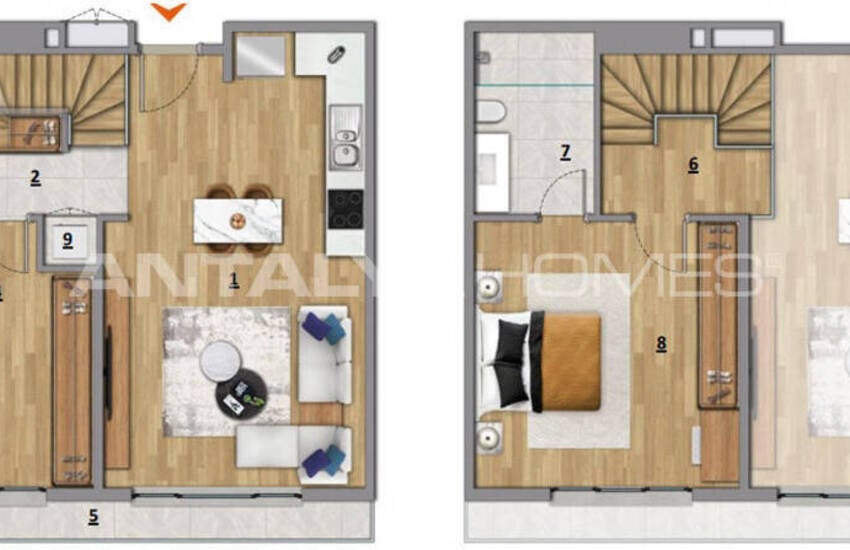 2-bedroom Standard and Duplex Flats with Pool in Antalya 17