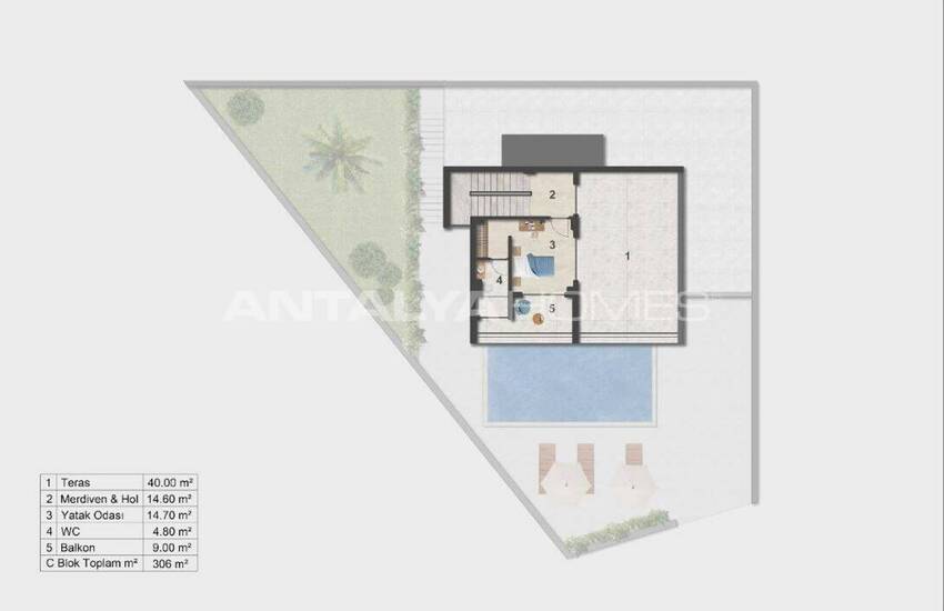 Detached 4-bedroom Sea View Villa with Pool in Alanya 24