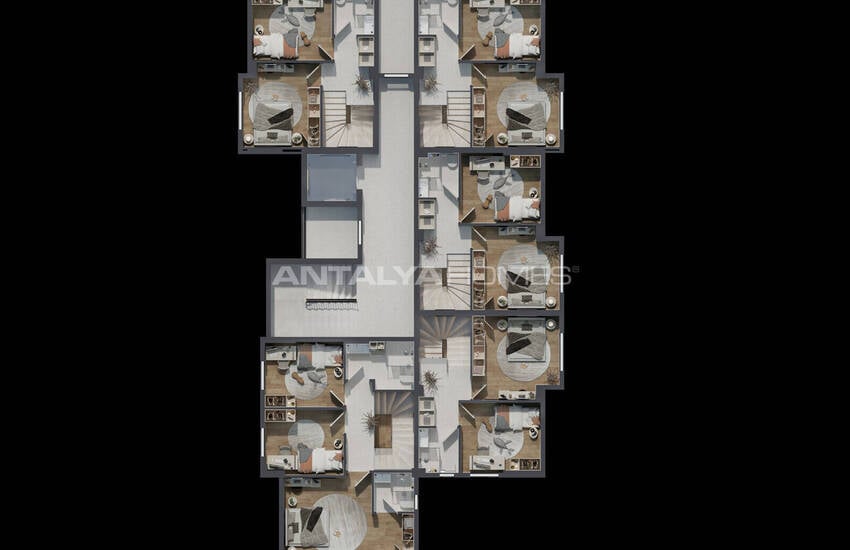 Appartementen In Een Complex Met Zwembad En Beveiliging In Antalya 29