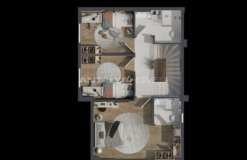 Antalya Kepez'de Havuzlu ve Güvenlikli Site İçinde Daireler 31
