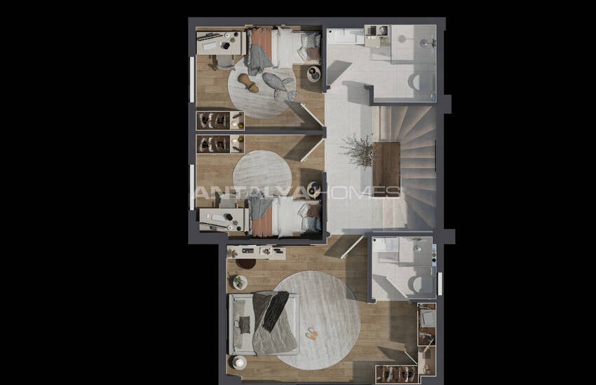 Appartementen In Een Complex Met Zwembad En Beveiliging In Antalya 31