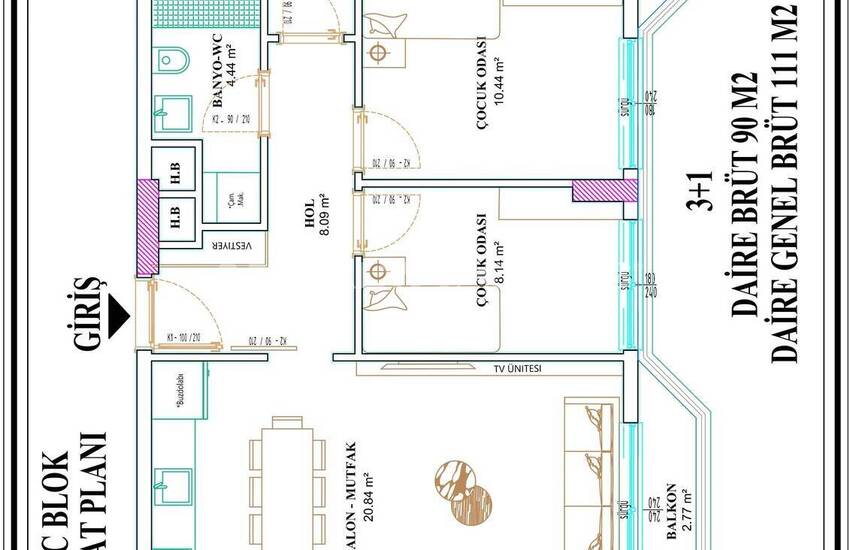 Appartements Avec Piscine Et Salle De Sport Partagées À Antalya 15