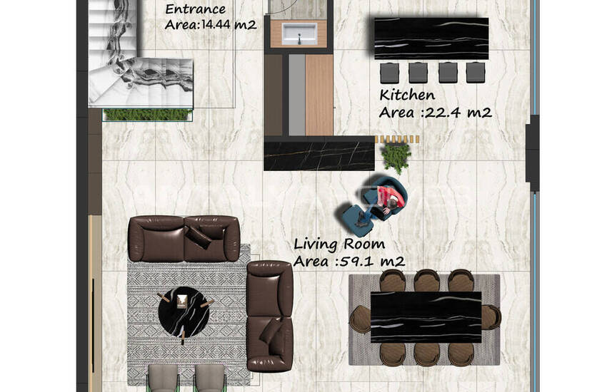 Alanya Bektaş'ta Havuzlu Satılık 3+1 Müstakil Villa 43