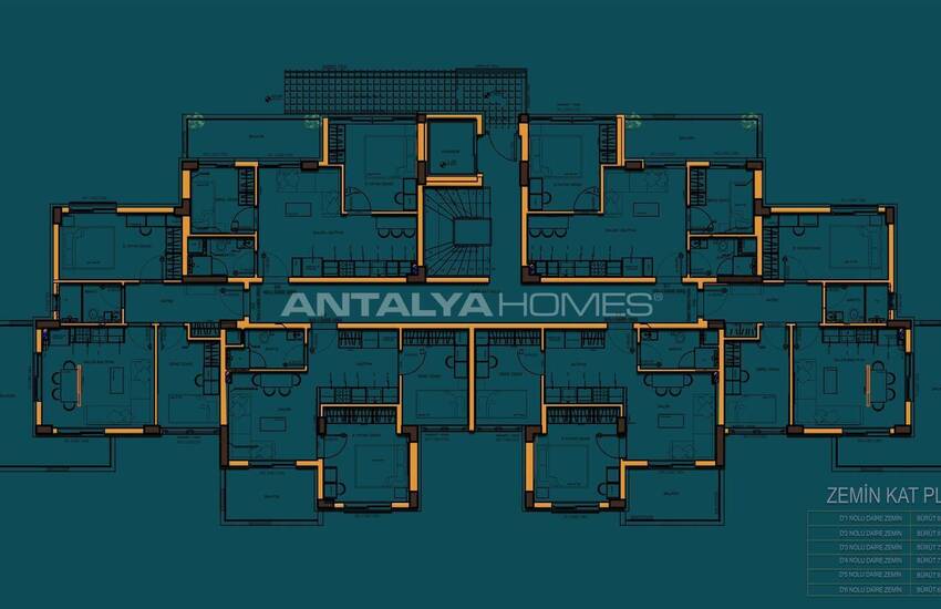 Antalya Belek'te Zengin Site Olanaklarına Sahip Şık Daireler 32