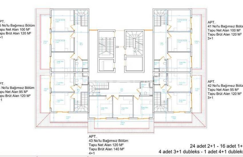 Alanya Merkezde Zengin Olanaklara Sahip Sitede Daireler 21
