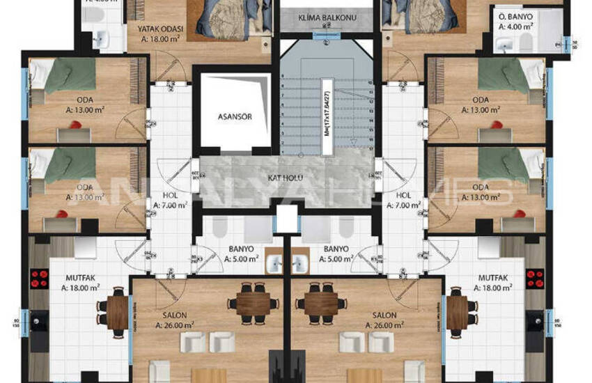 Lägenheter I Ett Poolkomplex Nära Kaleiçi, Antalya 12