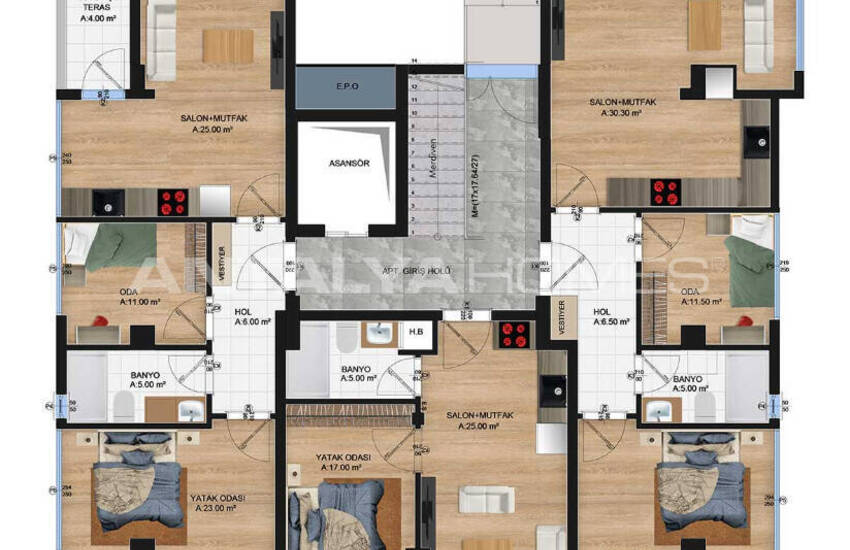 Lägenheter I Ett Poolkomplex Nära Kaleiçi, Antalya 11