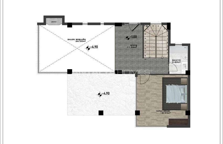 Inflyttningsklar Villa Med Privat Pool I Alanya Kargıcak 13