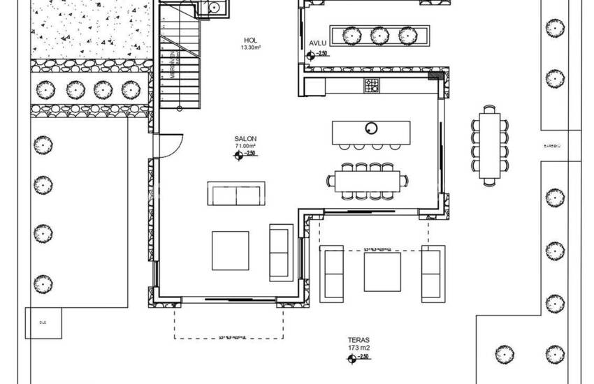 Antalya Kaş'ta Satılık Denize Sıfır 4+1 Villa 29