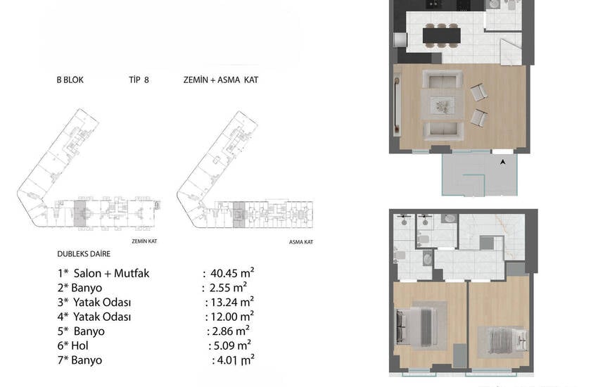 Apartments with a Pool and Security in Antalya Kepez 41