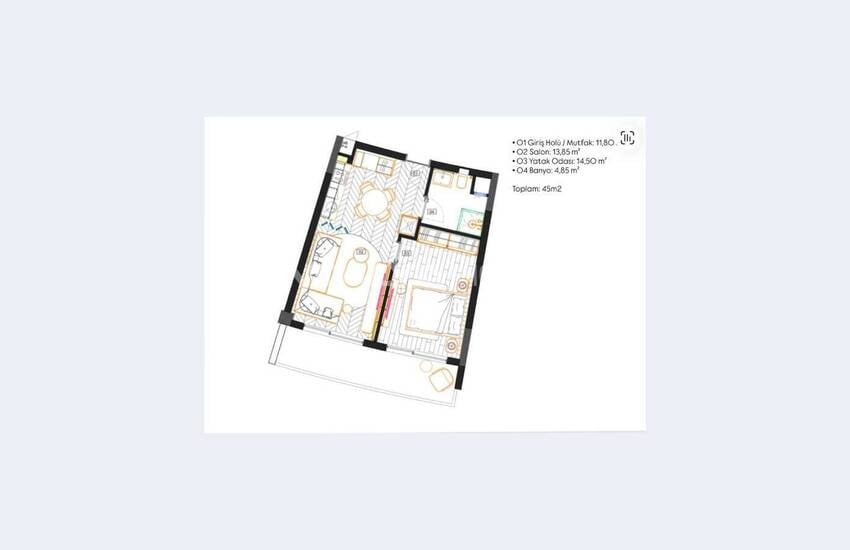 Appartements Avec De Nombreux Équipements Communs À Antalya Altintas 13