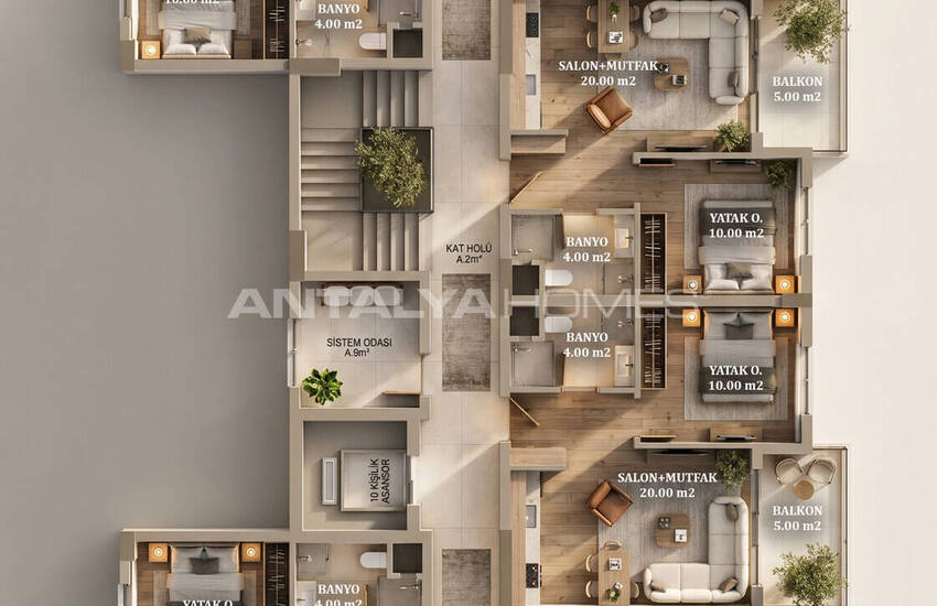 Appartements À Vendre Près De L'université À Antalya Dosemealti 21