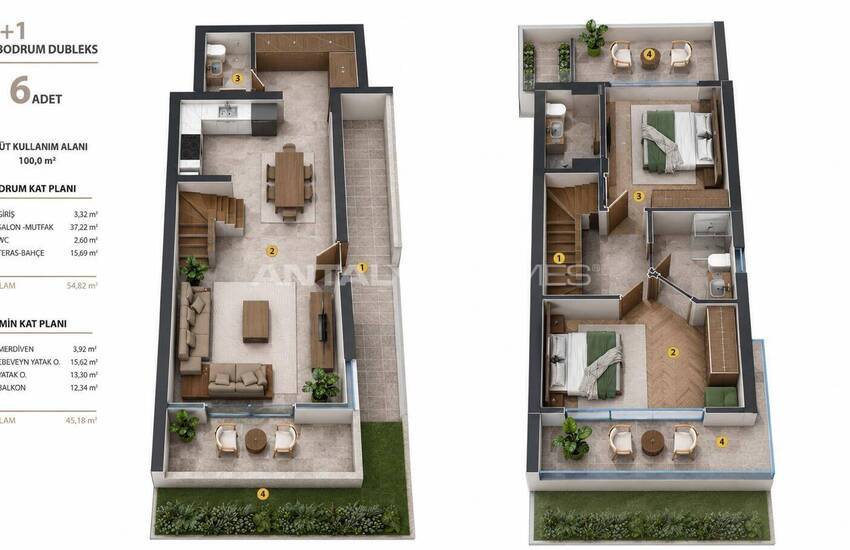 2- Und 3-zimmer-wohnungen Mit Meerblick In Antalya Kalkan 28