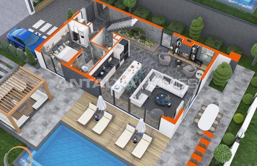 Villa Mit Meerblick Und Privatem Pool In Meeresnähe In Alanya 43