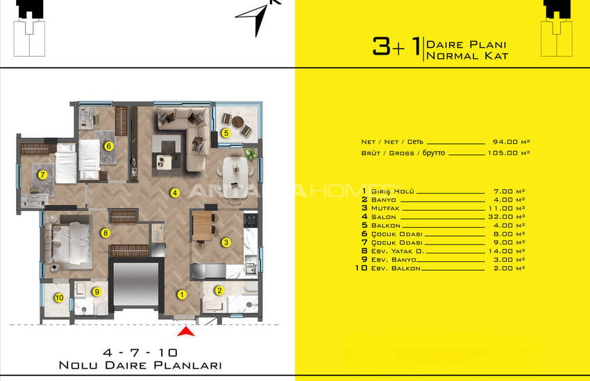 Ruime Appartementen Met Zwembad In Antalya Sirinyali 14