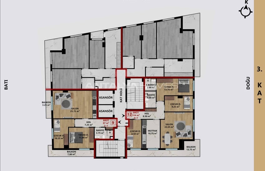 Apartments Close to the Sea in Muratpaşa Antalya 17