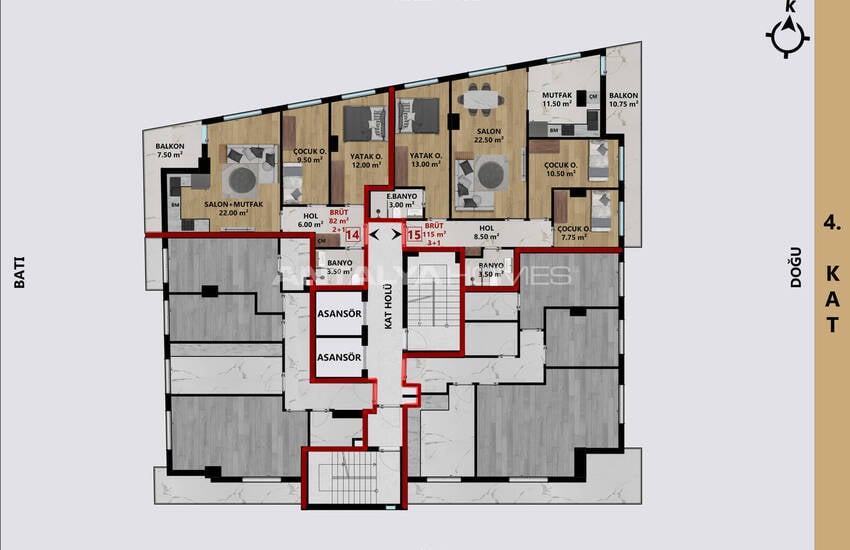 Apartments Close to the Sea in Muratpaşa Antalya 18