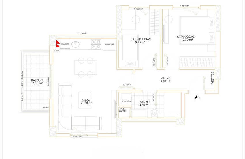 Elegant Apartments with Pool and Garden in Kepez Antalya 24