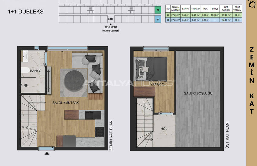 Beaux Appartements Avec Jardin Commun À Antalya Kepez 23