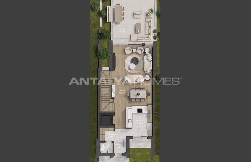 Villa's Met Privétuinen Vlakbij Lara Strand In Antalya 30