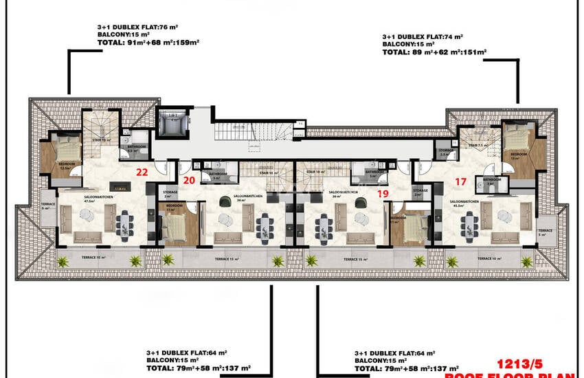Turnkey Sea-view Flats for Sale in Alanya Turkey 27